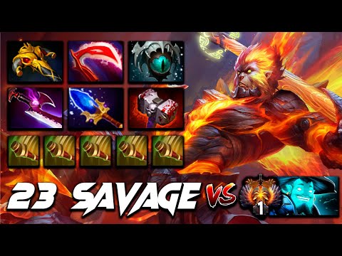 T1.23savage Monkey King - Dota 2 Pro Gameplay [Watch & Learn]