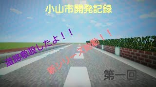 【小山市開発記録】道路を敷設したよ！！【第一回】