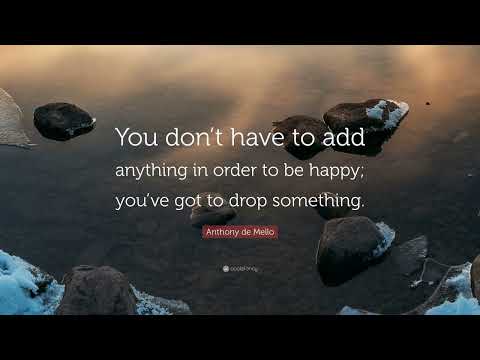 Anthony de Mello - Obstacles to Happiness