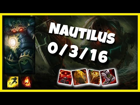 Nautilus Support 11.3 Challenger Gameplay Replay - S11 (0/3/16) - TURKISH