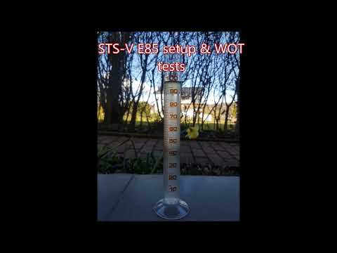 Cadillac STS-V E85 setup & WOT Tests pure sound