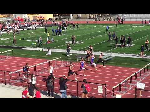 A Lotfy & S Scott - VarB 110m Hurdles at Beach Cities Invite 3-24-18