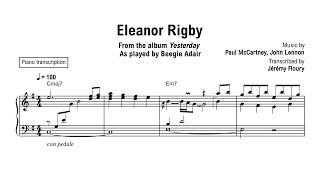 Eleanor Rigby (The Beatles) - Beegie Adair - Piano transcription