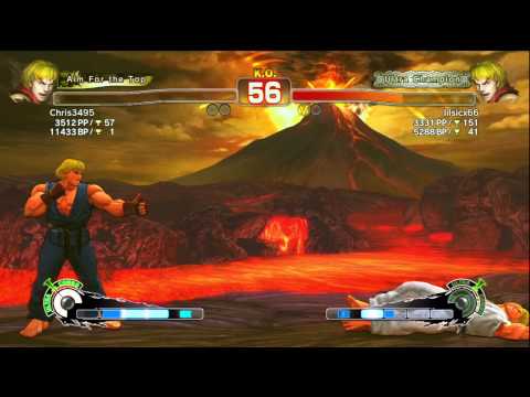 SSF4 AE Chris3495 (Ken) VS. lilsicx66 (Ken) Rank