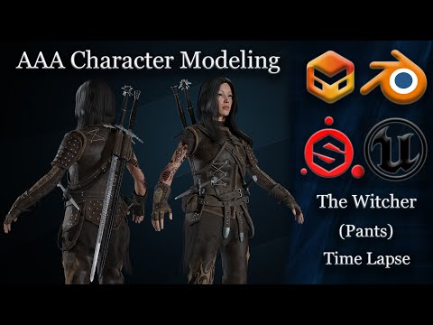 AAA Character Modeling for Unreal Engine 5 - Part 2