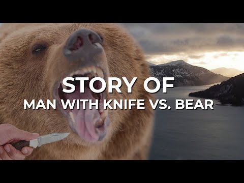 BEAR ATTACK STORY: Man Fights Bear Off with Knife