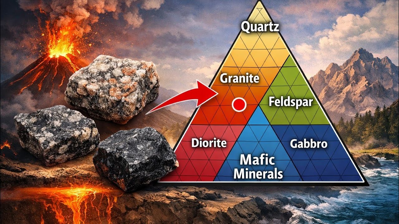 Modal Mineral Percentage & Rock Naming | Complete Guide to QAPF Diagram