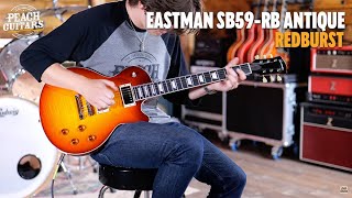 Video thumbnail for No Talking...Just Tones | Eastman SB59-RB Antique Redburst Varnish by Peach Guitars