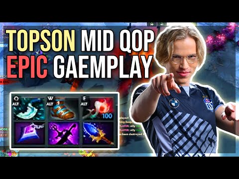 Topson Plays QOP Mid - Full Gameplay POV