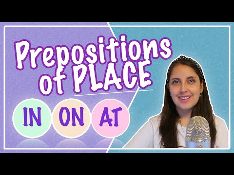 IN - ON - AT | Preposiciones de Lugar en Inglés