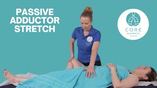 Passive Adductor Stretch within #massage therapy