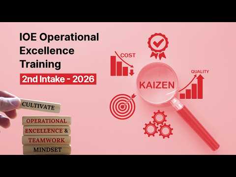 IOE Operational Excellence Training | TPS-Based Manufacturing Program | Info Session