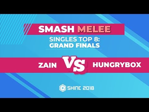 Zain vs Hungrybox - Melee Singles Top 8: Grand Finals - Shine 2018
