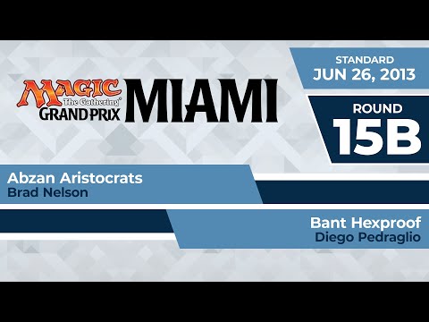GPMIA: Round 15b - Brad Nelson vs Diego Pedraglio | Standard