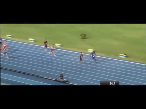 Andre De Grasse Beats Justin Gatlin In 4×100m Men's Relay ( April 24,2017 )