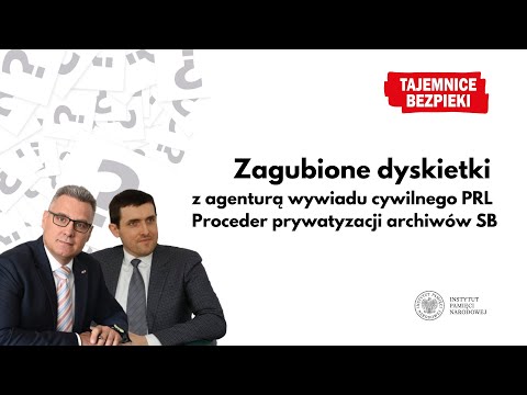 Zagubione dyskietki z agenturą wywiadu cywilnego – Tajemnice bezpieki