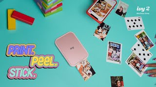 Canon Print, Peel, Stick, Repeat. IVY 2 Mini Photo Printer
