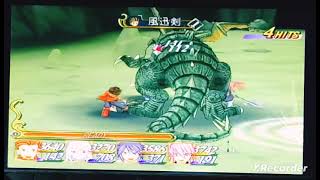超手数コンボの後に風迅剣と獅口孔旋破の乱れ撃ち【テイルズオブシンフォニア】