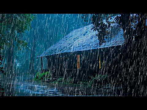 Suara Hujan untuk Tidur – Hujan Deras & Guntur Halus untuk Tidur Lebih Dalam