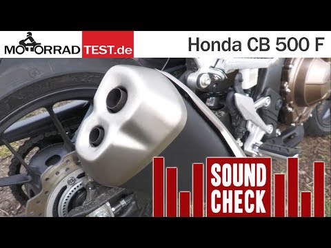 Sound | So klingt die Honda CB 500 F mit dem Serien-Schalldämpfer