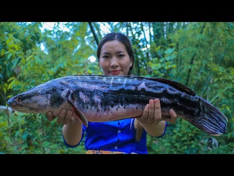 Cooking Yummy Fish Sour Soup With Long Eggplant