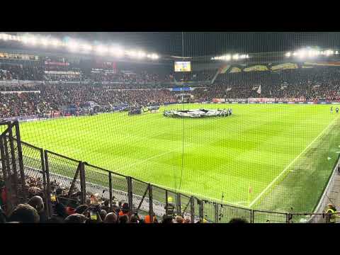 UEFA Champions League Anthem @ The Eden Arena - Slavia Prague vs Arsenal 04/11/2025