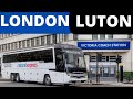 National Express Coaches London Station to Luton Airport UK Bus Trip Report