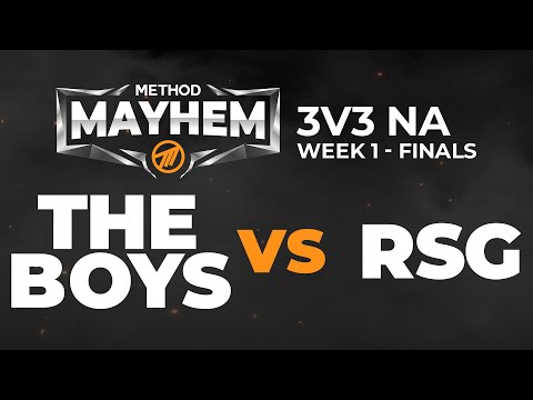 THE BOYS DOMINATE! The Boys VS RSG Finals - [3v3] Method Mayhem Week 1 - NA