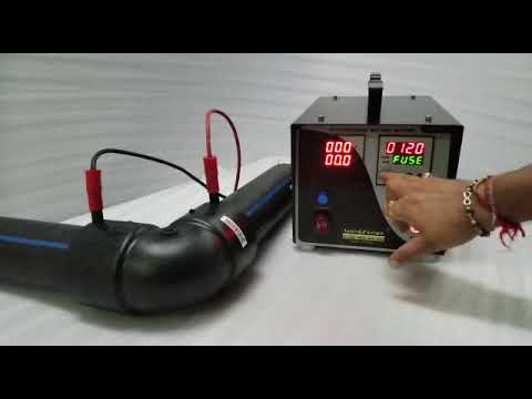 Single phase electrofusion welding machine