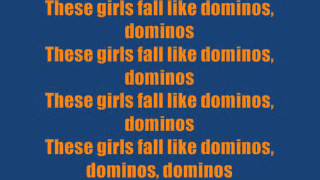 The Big Pink - Dominos Lyrics