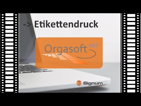 Etikettendruck  - Tutorial - Warenwirtschaftssystem Orgasoft.NET