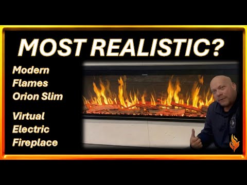 Most Realistic Electric Fireplace? Modern Flames Orion Slim Review