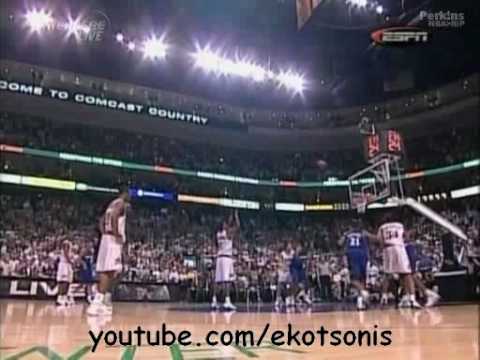Rentzias #14 (Sixers 2002-3) in Jordan's last NBA game