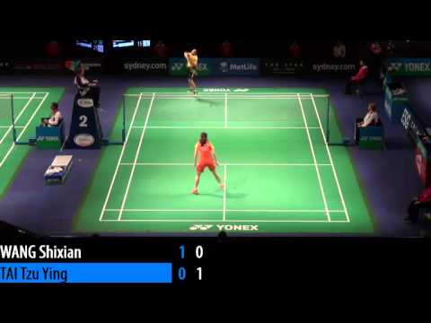 2014 THE STAR AUSTRALIAN BADMINTON OPEN - QF - WS - Wang Shixian vs Tai Tzu Ying