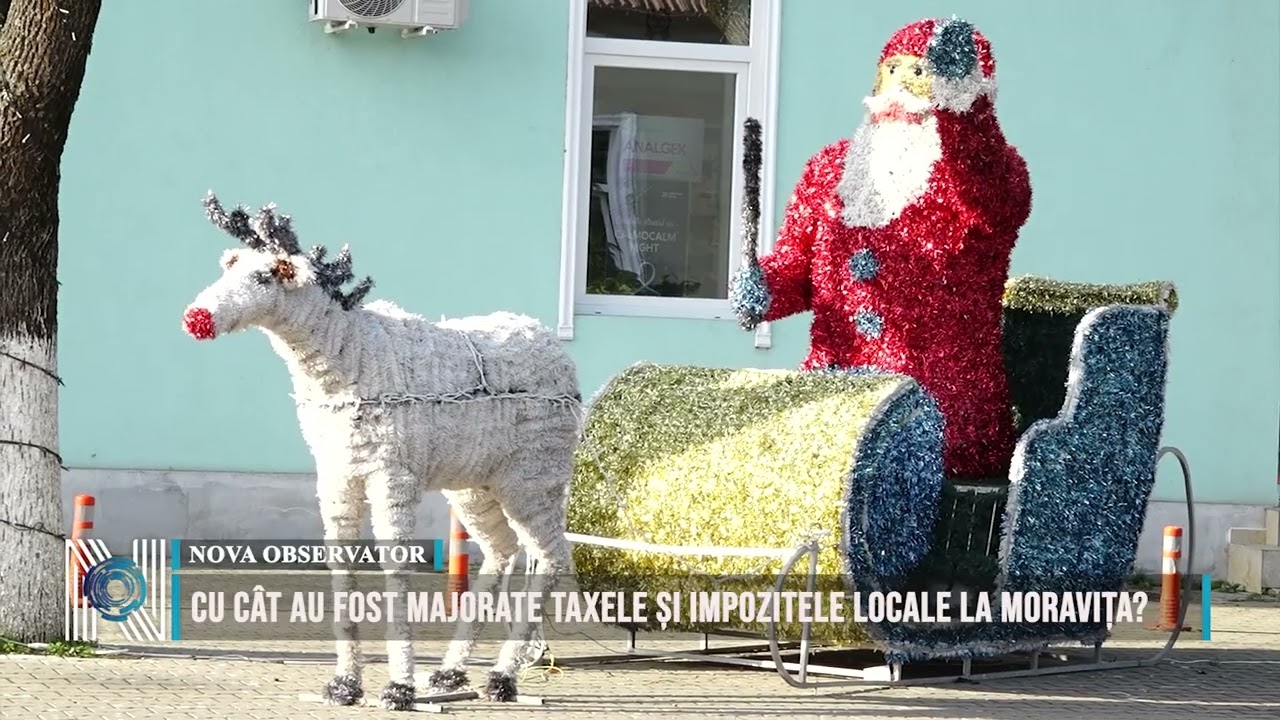 CU CÂT AU FOST MAJORATE TAXELE ȘI IMPOZITELE LOCALE LA MORAVIȚA?