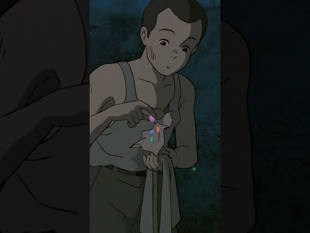 Setsuko eats fruit drops. [Subtitled]