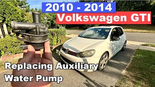DIY 2010 2011 2012 2013 2014 Volkswagen GTI Replacing The Auxiliary Water Pump