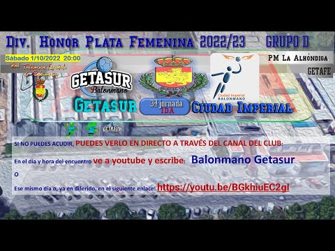 3ªJ DHFPF 22/23: Getasur vs Ciudad Imperial