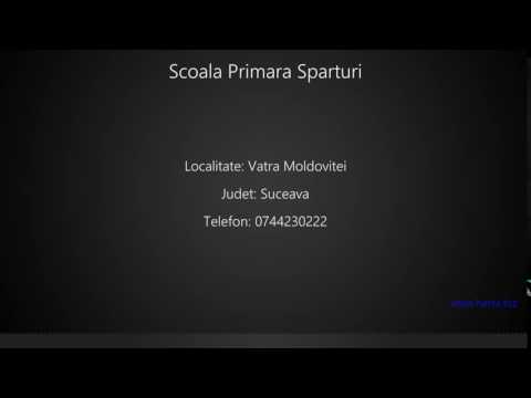 Scoala Primara Sparturi Vatra Moldovitei