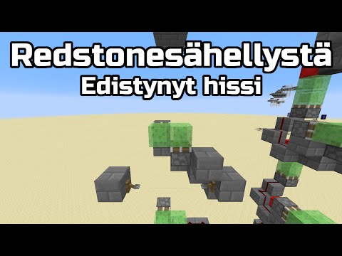 Redstonesähellystä - Edistynyt hissi