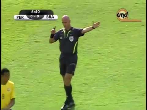 Eliminatorias Mundial 2010: Peru 1-1 Brasil (18/11/2007). Narración en español.