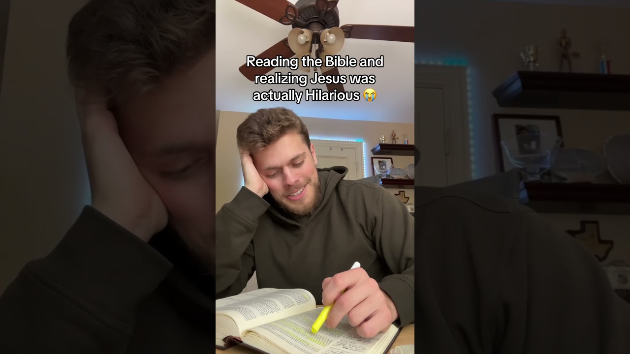 Reading the Bible and realizing Jesus was hilarious 😭#shorts