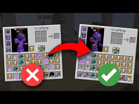 [1.9+] Minecraft How to Organise your Inventory for PvP!