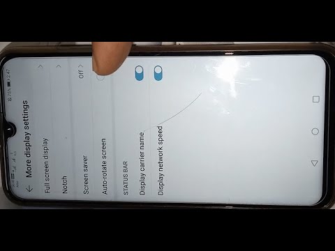 how to enable network speed in honor 20i mobile