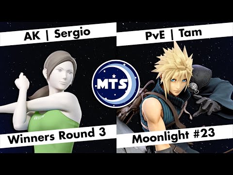 AK | Sergio (Wii Fit Trainer) vs PvE | Tam (Cloud) - WR3 - MTS #23