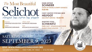 הסליחות הכי יפות | מוצאי שבת | 9 בספטמבר, 2023