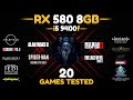 RX 580 + i5 9400f : Bottleneck or Not?? Test in 20 Games