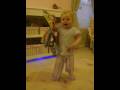 Brooklyn Dancing With Her Elmo Book