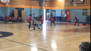 Gabby shows the boys a few moves