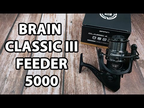 Котушка Brain Classic III Feeder 5000 / 4+1 підшипник / 4.9:1 — фідерна, металева шпуля
